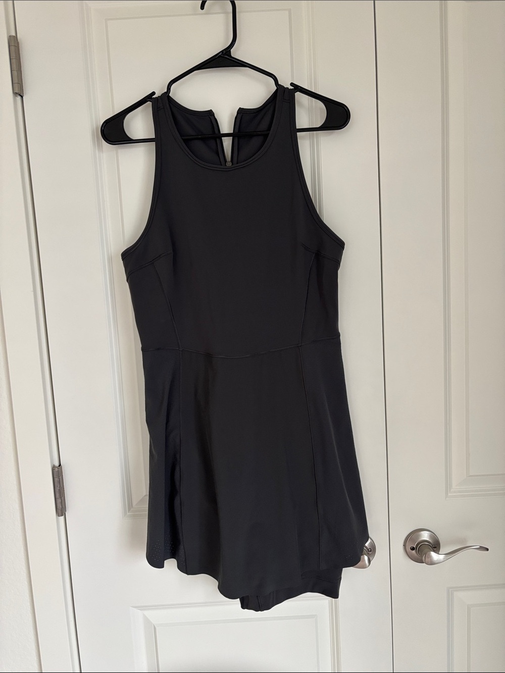 lululemon athletica Black Sleeveless Tennis Dress with Strappy Back